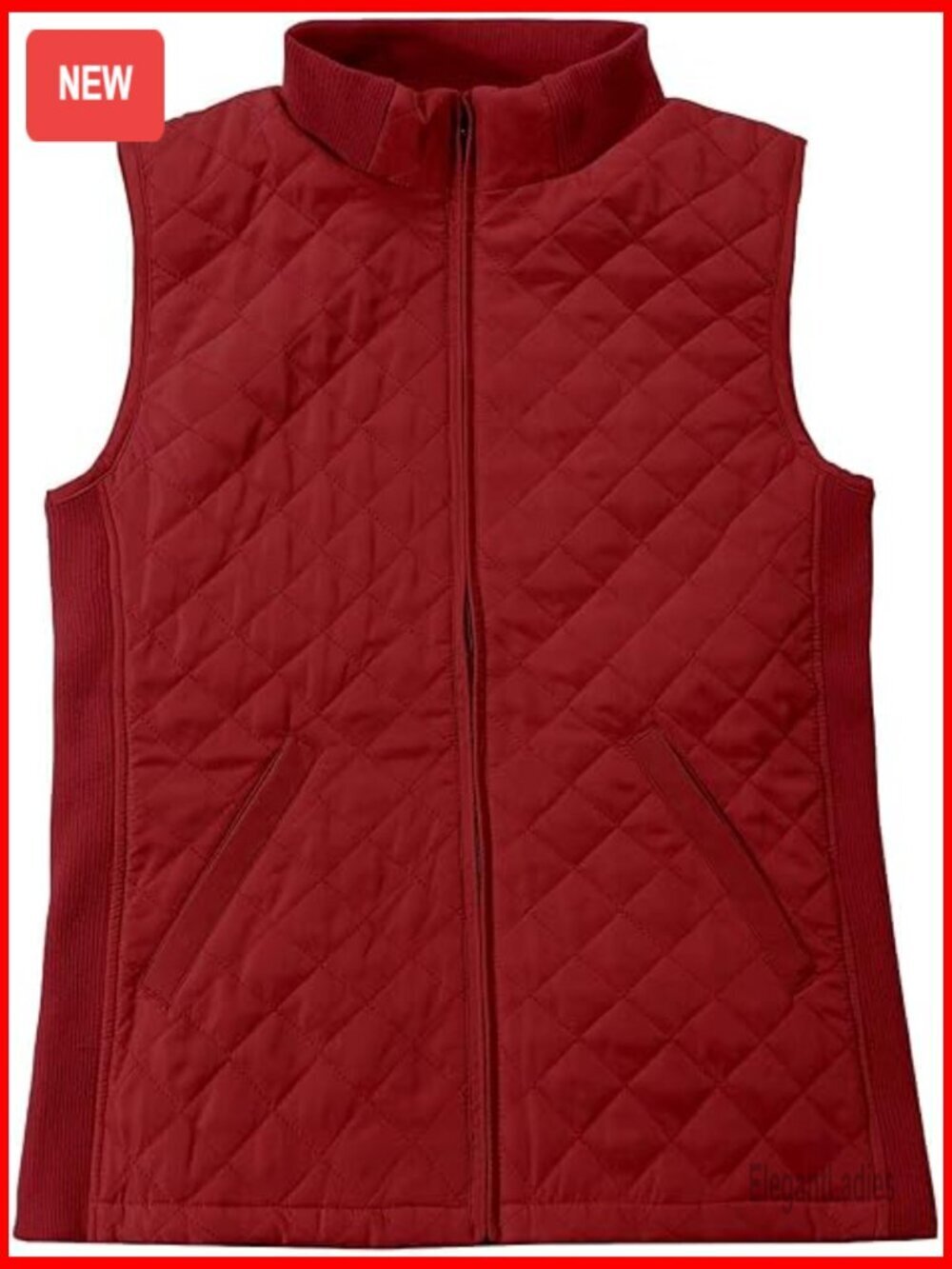 Lightweight Quilted Vest, Sleeveless Jacket for Outdoor Activities & Layering